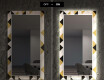 Ukrasno Zrcalo S LED Osvjetljenjem Za Blagovaonicu - Geometric Patterns #7