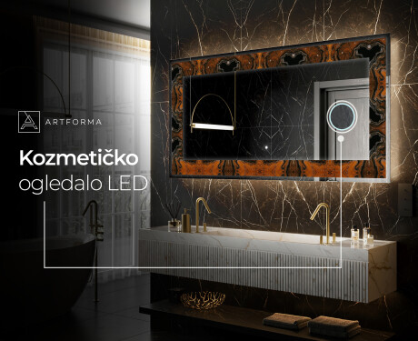 Dekorativno Ogledalo S Rasvjetom - Mosaic Dreams #8