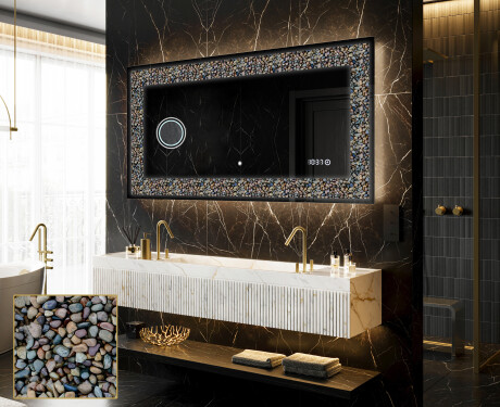 Dekorativno Ogledalo S Rasvjetom - Natural Stones