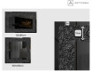 Dekorativno Ogledalo S Rasvjetom - Dark Elegance #2