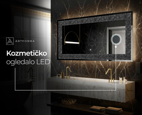 Dekorativno Ogledalo S Rasvjetom - Dark Elegance #9