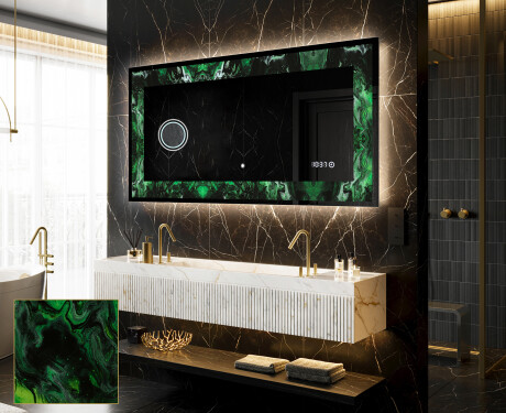Dekorativno Ogledalo S Rasvjetom - Malachite Magic