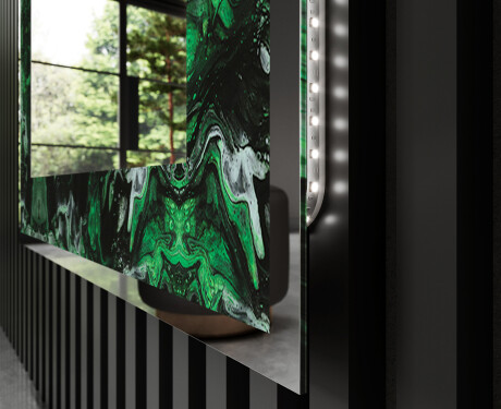 Dekorativno Ogledalo S Rasvjetom - Malachite Magic #3