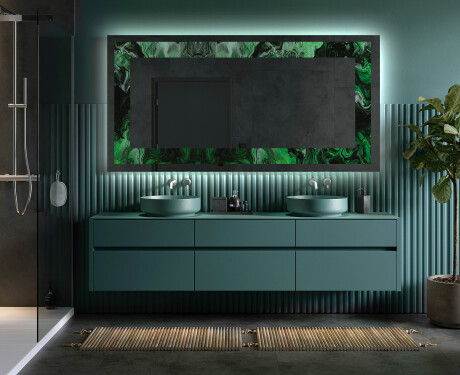 Dekorativno Ogledalo S Rasvjetom - Malachite Magic #5