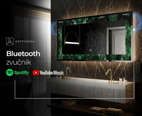 Dekorativno Ogledalo S Rasvjetom - Malachite Magic #7