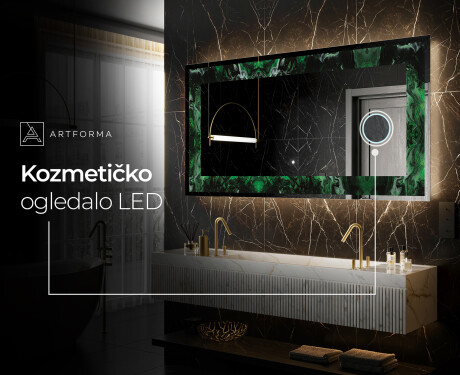 Dekorativno Ogledalo S Rasvjetom - Malachite Magic #9