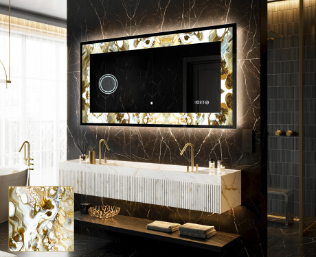Dekorativno Ogledalo S Rasvjetom - Golden Streaks