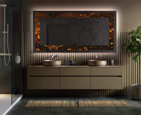 Dekorativno Ogledalo S Rasvjetom - Amber Shell #5