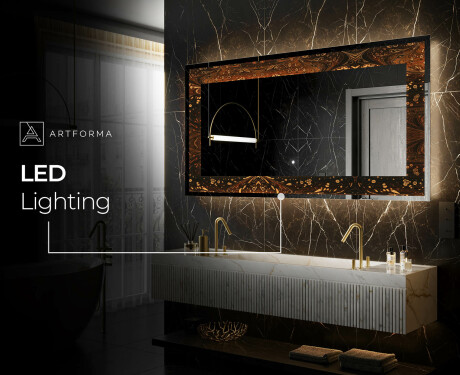 Dekorativno Ogledalo S Rasvjetom - Amber Shell #6