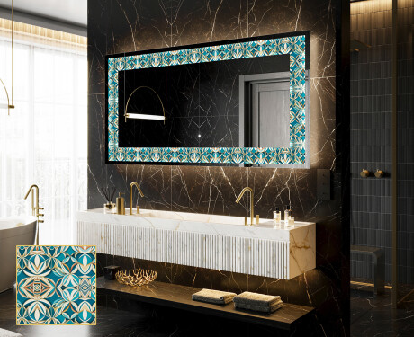 Dekorativno Ogledalo S Rasvjetom - Floral Elevations