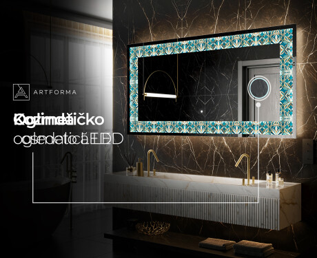 Dekorativno Ogledalo S Rasvjetom - Floral Elevations #6