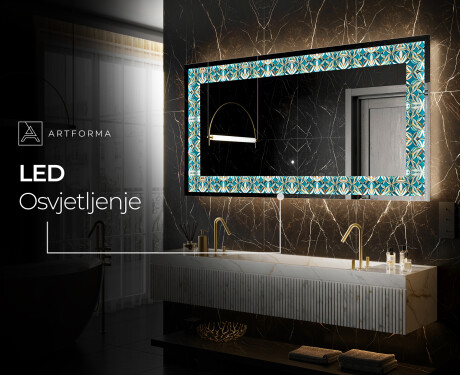 Dekorativno Ogledalo S Rasvjetom - Floral Elevations #7