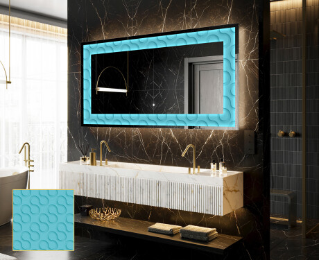 Dekorativno Ogledalo S Rasvjetom - Divergent Lines