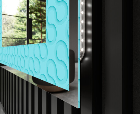 Dekorativno Ogledalo S Rasvjetom - Divergent Lines #3