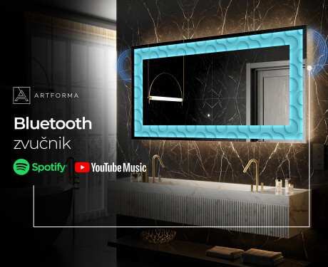 Dekorativno Ogledalo S Rasvjetom - Divergent Lines #9