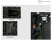 Dekorativno Ogledalo S Rasvjetom - Vintage Leaves #2