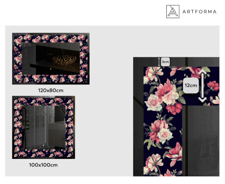 Dekorativno Ogledalo S Rasvjetom - Floral Layouts #2