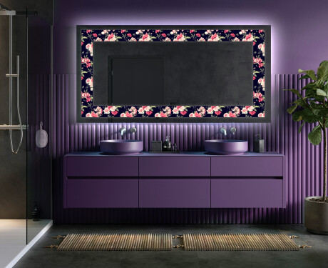 Dekorativno Ogledalo S Rasvjetom - Floral Layouts #5
