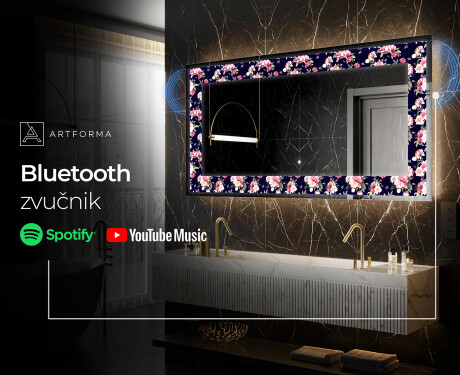 Dekorativno Ogledalo S Rasvjetom - Floral Layouts #7