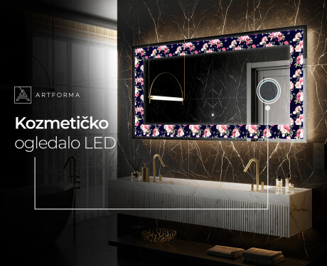 Dekorativno Ogledalo S Rasvjetom - Floral Layouts #9