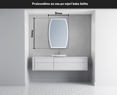 Ukrasna ogledala LED za zid M223 #5