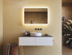 Pravokutno ogledalo za kupatilo s LED osvjetljenjem 100x70 cm s Dual color, Dodirni prekidač #8