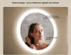 Okrugla ogledala za kupatilo s LED osvjetljenjem 60 cm s Dual color, Dodirni prekidač, Grijaća prostirka #5
