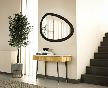 Asimetrično ogledalo s ukrasnim MDF okvirom L304 #8