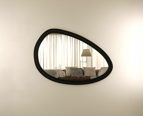 Asimetrično ogledalo s ukrasnim MDF okvirom L304 #9