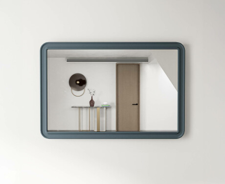 Zaobljeno ogledalo s MDF okvirom L299 #7