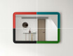 Zaobljeno ogledalo s MDF okvirom L299 #9