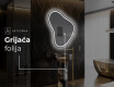 Nepravilna zidna dekorativna ogledala u boji V223 #9