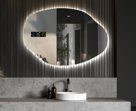 Zidno dekorativna ogledala sa svjetlom LED O221 #6