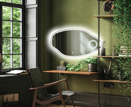 Zidno dekorativna ogledala sa svjetlom LED O222 #4