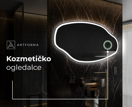 Zidno dekorativna ogledala sa svjetlom LED O222 #4