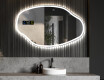 Zidno dekorativna ogledala sa svjetlom LED O222 #6