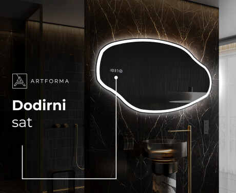 Zidno dekorativna ogledala sa svjetlom LED O222 #7