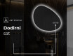 Nepravilna dekorativna ogledalo za zid H221 #8