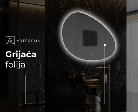 Nepravilna dekorativna ogledalo za zid H221 #9