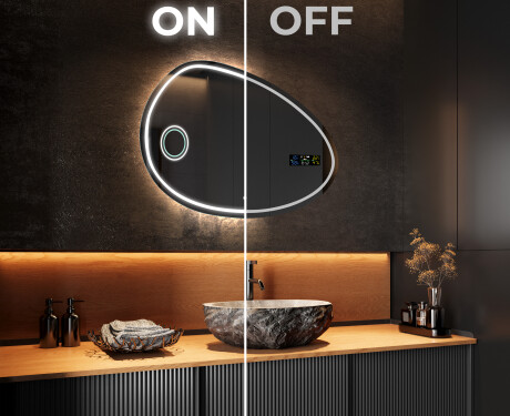 Nepravilna dekorativna ogledalo za zid H223 #3