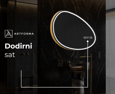 Nepravilna dekorativna ogledalo za zid H223 #7