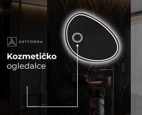 Nepravilna dekorativna ogledalo za zid H223 #5