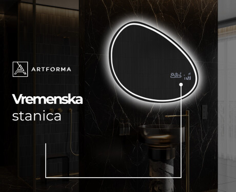 Nepravilna dekorativna ogledalo za zid H223 #7