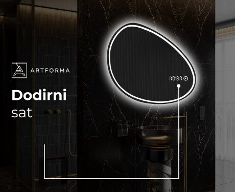 Nepravilna dekorativna ogledalo za zid H223 #8