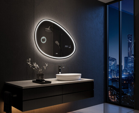 Nepravilna dekorativna ogledalo za zid H223 #10