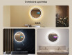 Ogledalo s LED rasvjetom L76 90cm - SmartScreen, DualColor #2