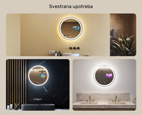Ogledalo s LED rasvjetom L76 90cm - SmartScreen, DualColor #2