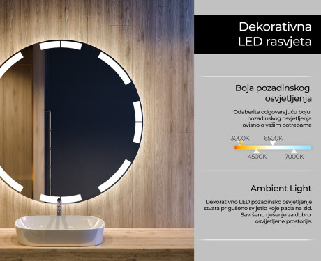 Ogledalo s LED rasvjetom L120 #4