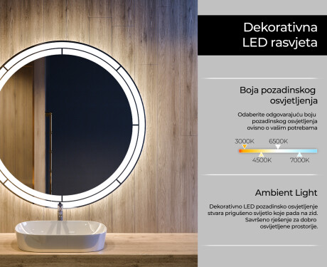 Ogledalo s LED rasvjetom L122 #4