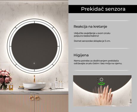 Ogledalo s LED rasvjetom L122 #6